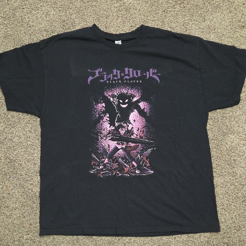 Manga Black Clover Asta Vintage Tshirt Xl